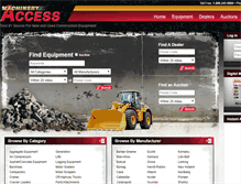 Tablet Screenshot of machineryaccess.com